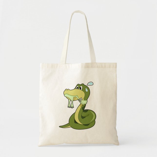 Funny Snake Tragetasche (Vorne)