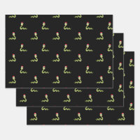 Funny Snake Weihnachtsmann Weihnachten froh Weihna