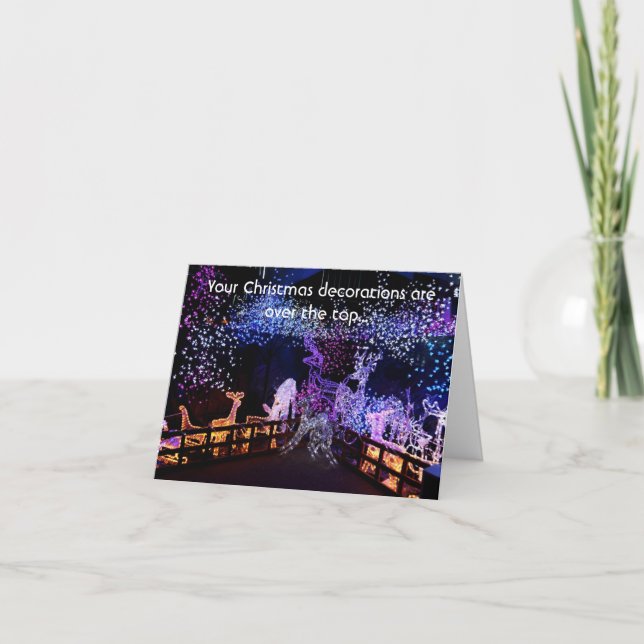 Funny Snarky Sarcastic Holiday Card Feiertagskarte (Vorderseite)