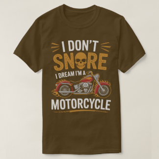 Funny Snorchel Biker Motorrad Apparel T-Shirt