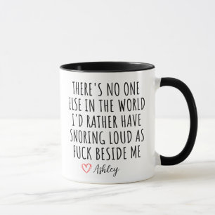 Funny Snorchel Boyfriend Valentine Day Gift Partne Tasse