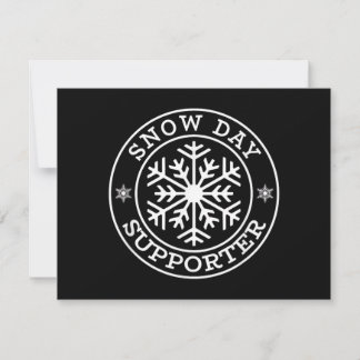 Funny Snow Day Supporter Lehrerin Schüler Winter S