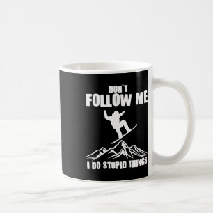 Funny Snowboarden Geschenk Männer Frauen Niedlich  Kaffeetasse