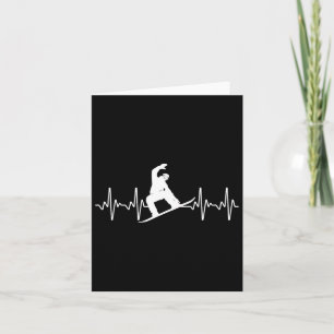 Funny Snowboarden Lover Kunst für Männer Snowboard Karte