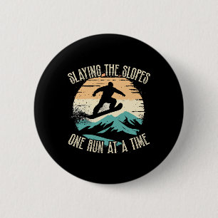 Funny Snowboarden Meme auf den Pisten 1 Run Button