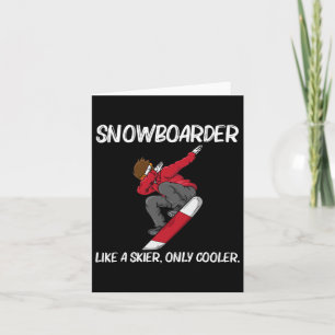 Funny Snowboarding Men Women Skier Snowboard S Karte