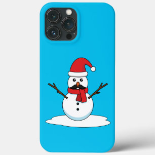 Funny Snowman mit Mustache und Carrot Case-Mate iPhone Hülle