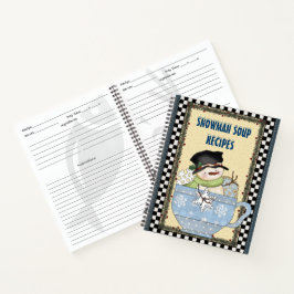 Funny Snowman Suppe Weihnachtsrezept Buch