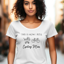 Funny So rolle ich für Fahrrad Mama Geschenk