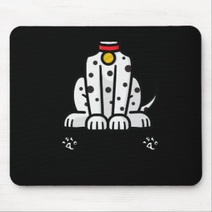 Funny, so zu tun, als wäre ich ein Dalmatiner Hund Mousepad