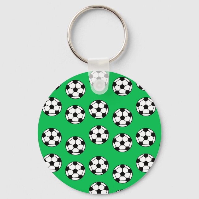 Funny Soccer Ball Pattern Schlüsselanhänger (Vorderseite)