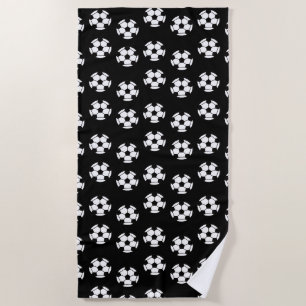 Funny Soccer Ball Pattern Strandtuch