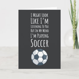Funny Soccer Cards Spaß Player Sportteam Cool Karte
