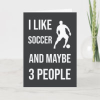 Funny Soccer Cards Spaß Spielerteam Cool Sport