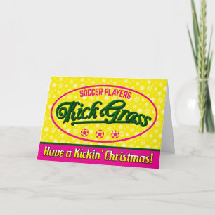 Funny Soccer Carte de Noël