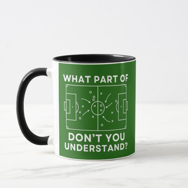 Funny Soccer Coach What Part Of Tactics Diagram Tasse (Links)