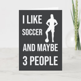 Funny Soccer Girls Cards Spaß Team Karte