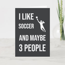 Funny Soccer Goalie Cards Spaß Sportfan Karte
