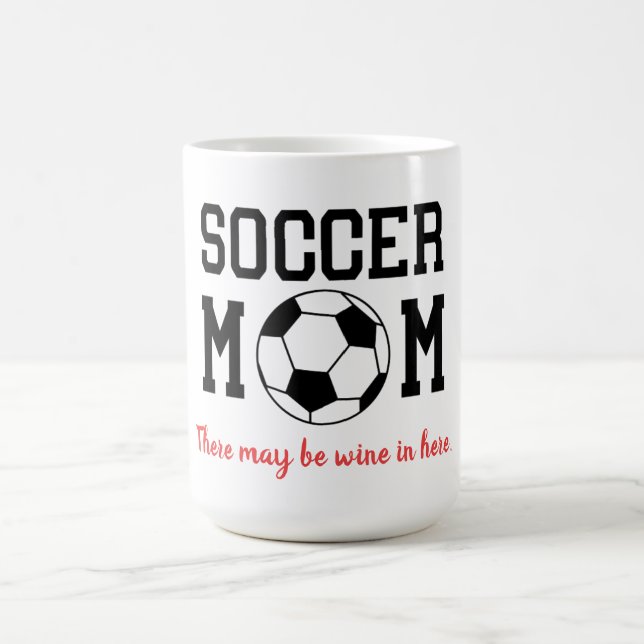 Funny Soccer Mama Kaffeetasse (Mittel)