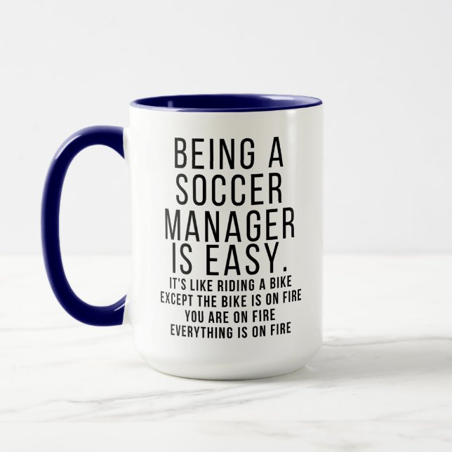 Funny Soccer Manager Tasse (Links)