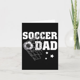 Funny Soccer Vater Daddy Soccer Sport Lover Fan Fa Karte