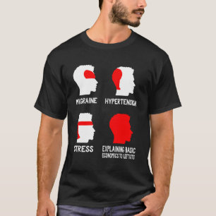 Funny Socialist Kopfschmerzkarte T-Shirt