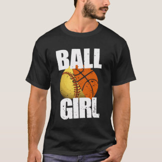 Funny Softball Basketball T-Shirt