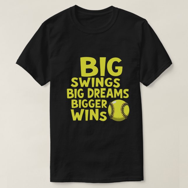 Funny Softball-Liebhaber Zitat T-Shirt (Design vorne)
