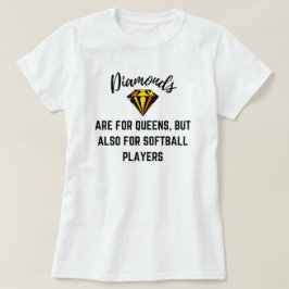Funny Softball Lover Zitat | Softball-Redewendunge T-Shirt