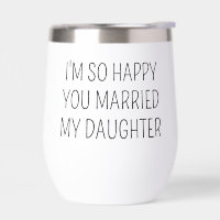 Funny Sohn im Gesetz Geschenk, ich bin so glücklic