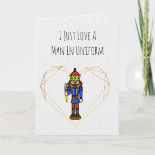 Funny Soldier Valentine's Day Card Karte