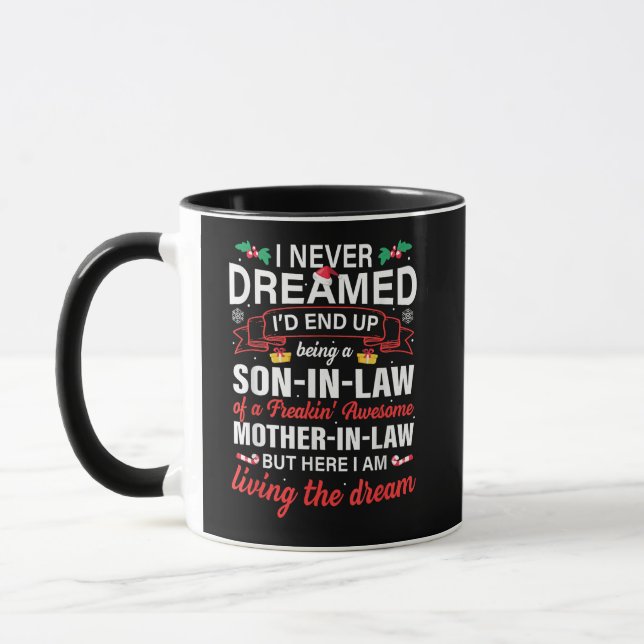 Funny Son im Gesetz Phantastische Mutter im Jura Tasse (Links)