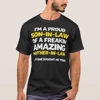 Funny Son Law Fathers Day Gift von Mutter in  T-Shirt