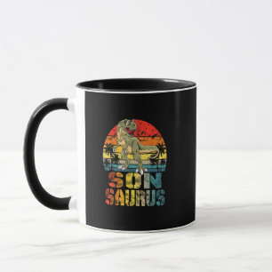 Funny Sonsaurus T Rex Dinosaur Familie Matching Tasse