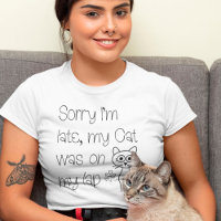 Funny Sorry Cat war auf dem Weg Niedlich Zeichnend