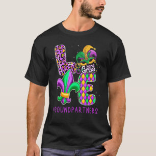 Funny Sound Partner Mardi Gras Familie Matching Ou T-Shirt