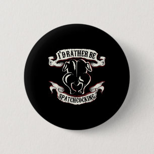 Funny Sous Koch Spaß eher Spatching Grillen Chic Button