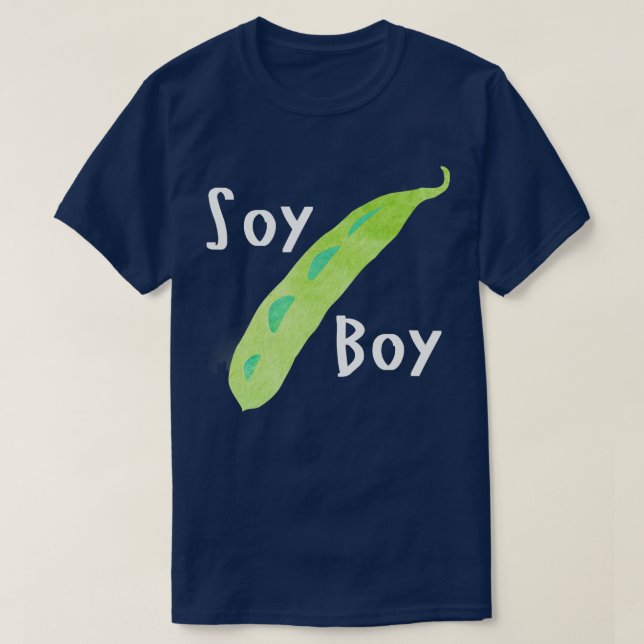 Funny Soy Boy Liberal Vegan Vegetarian 1 T-Shirt (Design vorne)