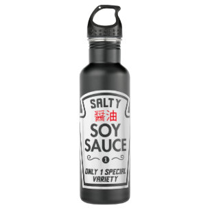 Funny Soy Sauce Group Gewürze Halloween Anzug Edelstahlflasche
