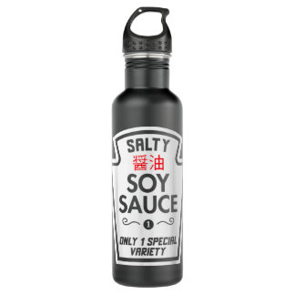 Funny Soy Sauce Group Gewürze Halloween Anzug Edelstahlflasche