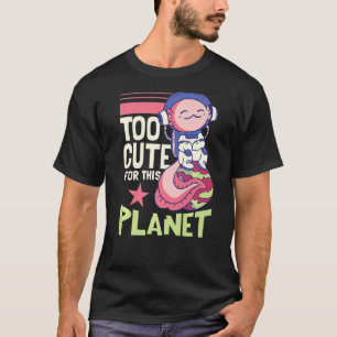 Funny Space Kids Astronaut Kostüm Premium T-Shirt