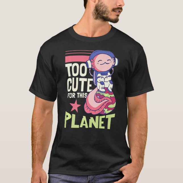 Funny Space Kids Astronaut Kostüm Premium T-Shirt (Vorderseite)