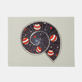 Funny Space Spiral Galaxy Kinder Fußmatte