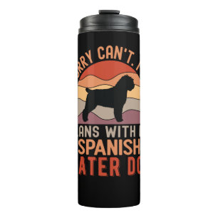 Funny Spanish Water Dog Thermosbecher