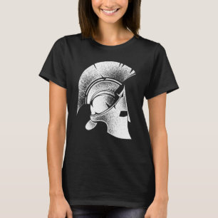 Funny Spartan Griechischer Helmet Niedlich Gladiat T-Shirt