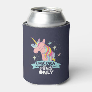 Funny Spaß Einicorn Nur Wibe Dosenkühler