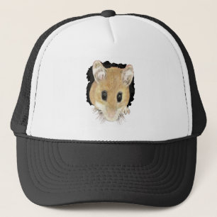 Funny Spaß Mouse Pinking out Animal Art Truckerkappe