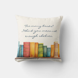 Funny Spaß Reading Book Kissen