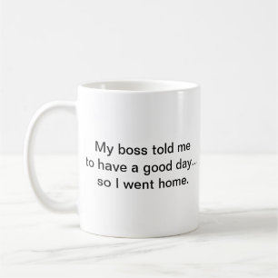 Funny Spaß Sarcasm Coworker Simple Custom Kaffeetasse