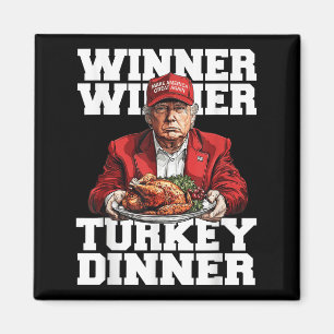 Funny Spaß Trump Gewinner Türkei Abendessen als Magnet